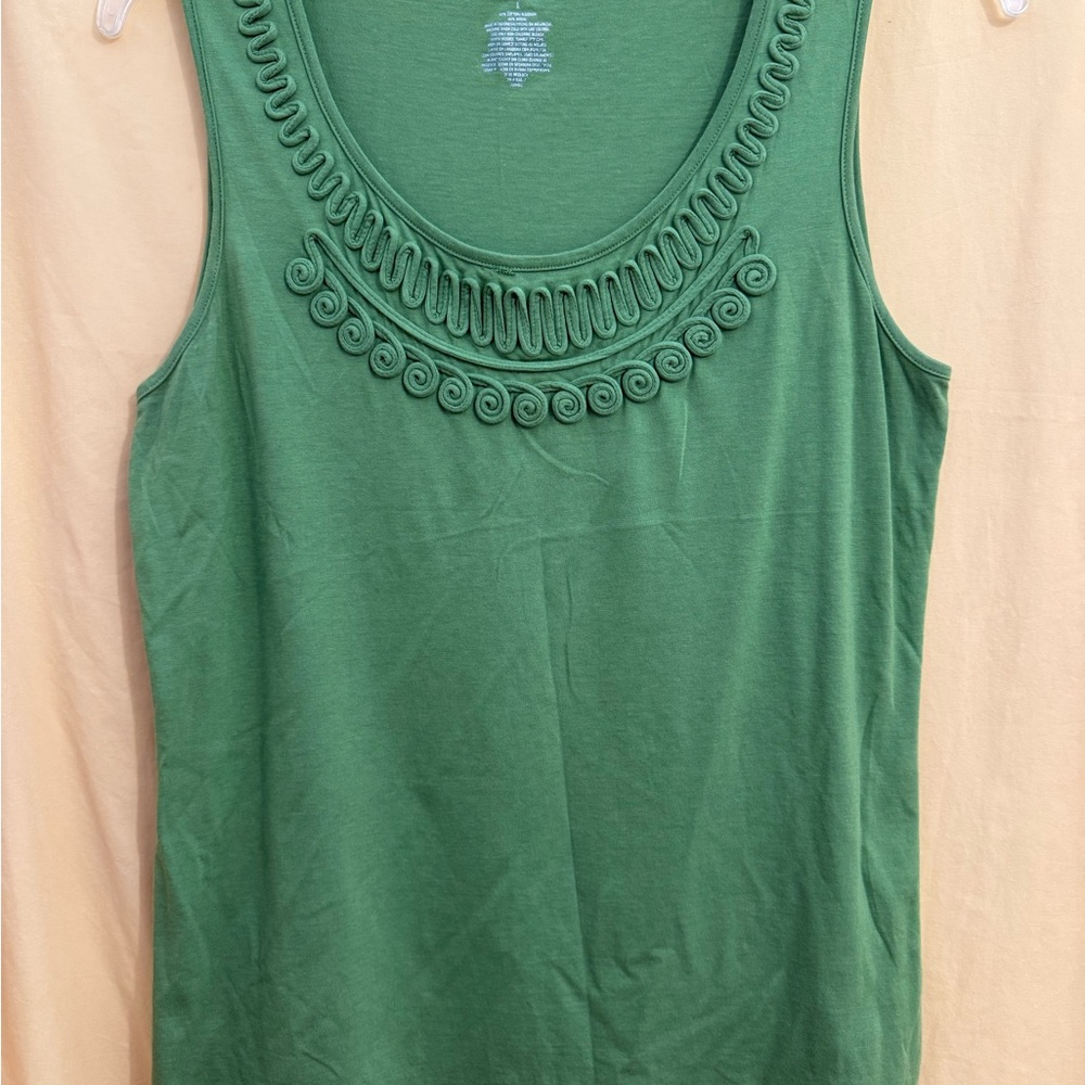 Woman’s green St. John's BayTank Top